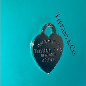 Tiffany & Co. Jewelry - TIFFANY & CO STERLING SILVER HEART CHARM Tiffany & Co. Jewelry - TIFFANY & CO STERLING SILVER HEART CHARM